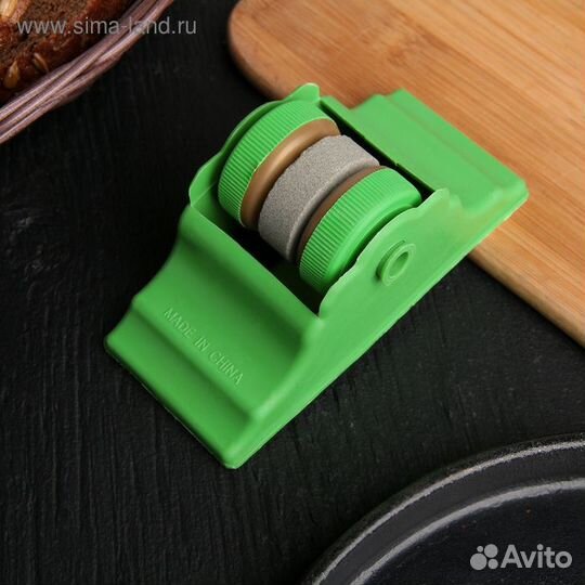 Точилка для ножей двойная Доляна «Макси», цвет мик