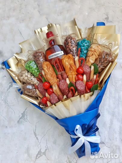 Съедобный букет для мужа/брата/папы