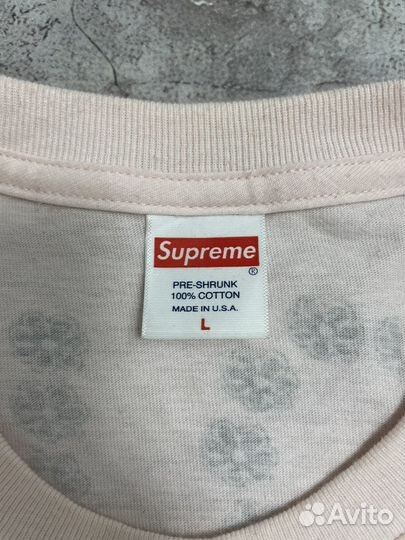 Supreme Dream Tee Pale Pink SS17 Футболка оригинал