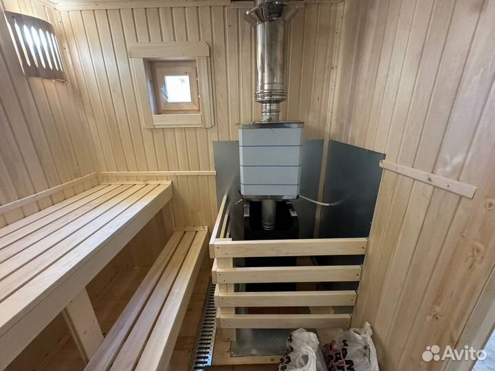 Мобильная баня под ключ без предоплаты 6x2/3