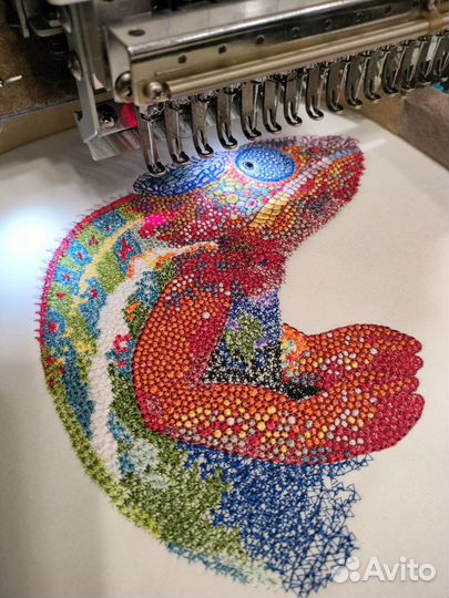 Машинная вышивка