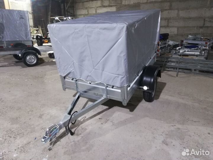 Прицеп к легковому автомобилю 2*1,3 с тентом 80