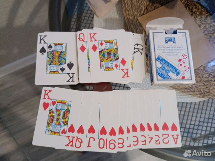 Игральные карты Bicycle Prestige синие (бу)