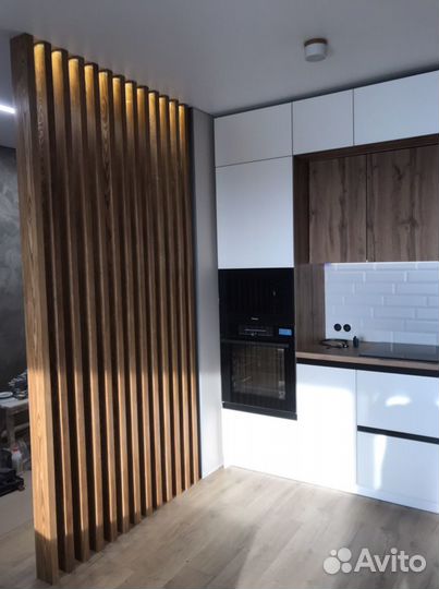 Декоративные рейки для перегородок и стен