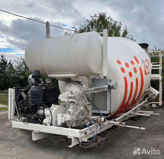 Установка миксера 6, 7 кубов