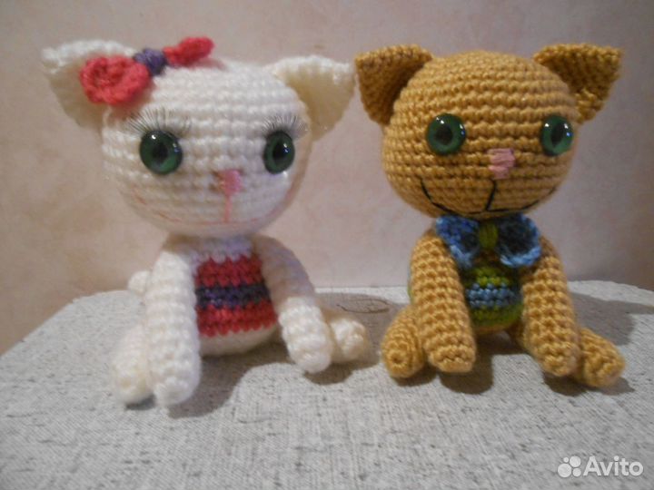 Вязаные котята