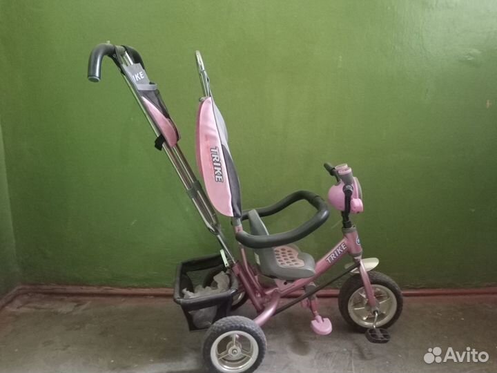 Детский трехколесный велосипед бу