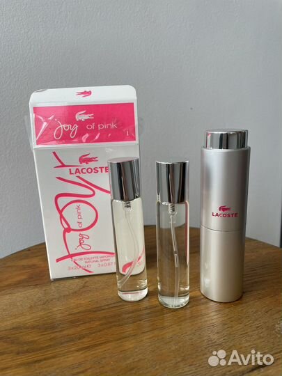 Парфюмерия lacoste joy of pink