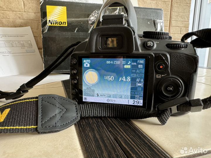 Зеркальный фотоаппарат nikon d3100