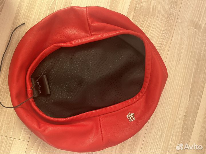 Берет женский кожаный натуральный