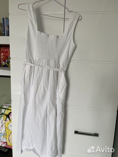 Платье летний сарафан белый