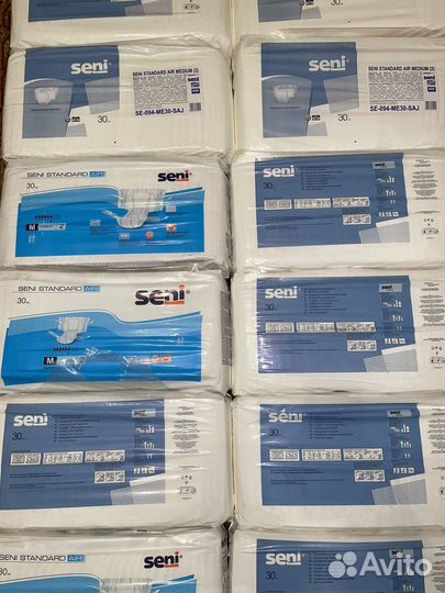 Памперсы для взрослых Seni Standart Air Medium