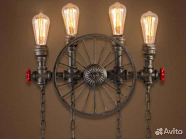 Светильник настенный в стиле лофт