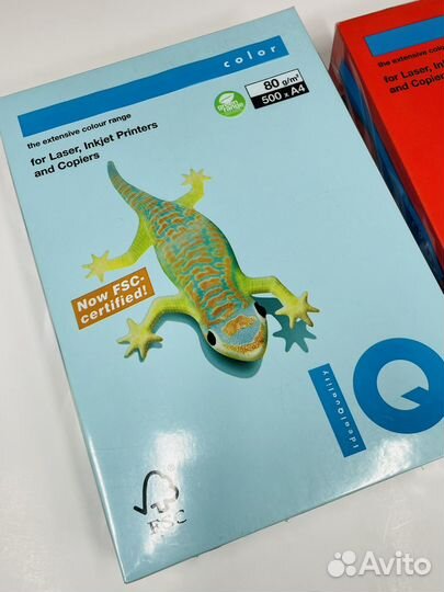 Бумага офсетная цветная 80 г/м2 А4