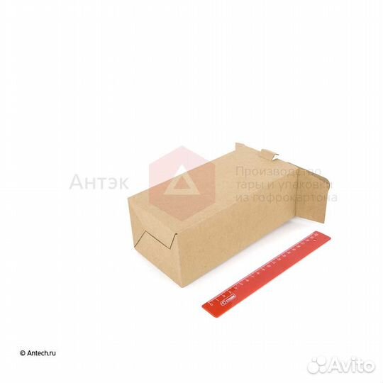 Коробка с крышкой 100*80*210 мгк Т24E бурый