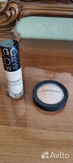 Палитра теней и Пудра Sephora