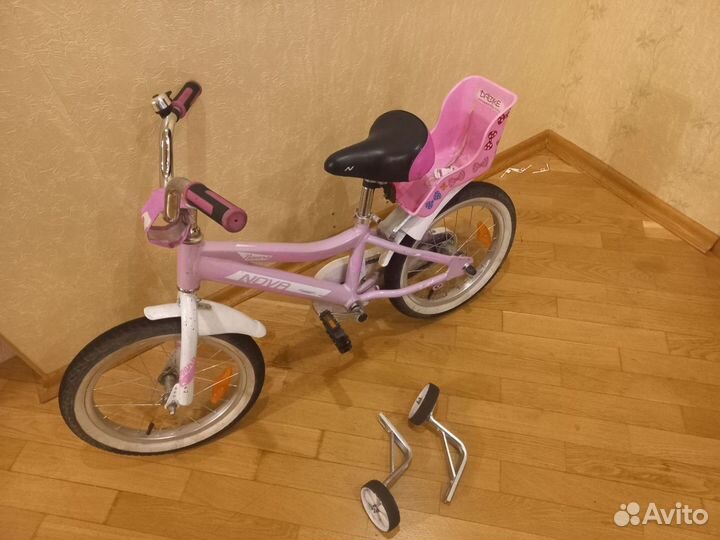 Велосипед novatrack novara 16 розовый