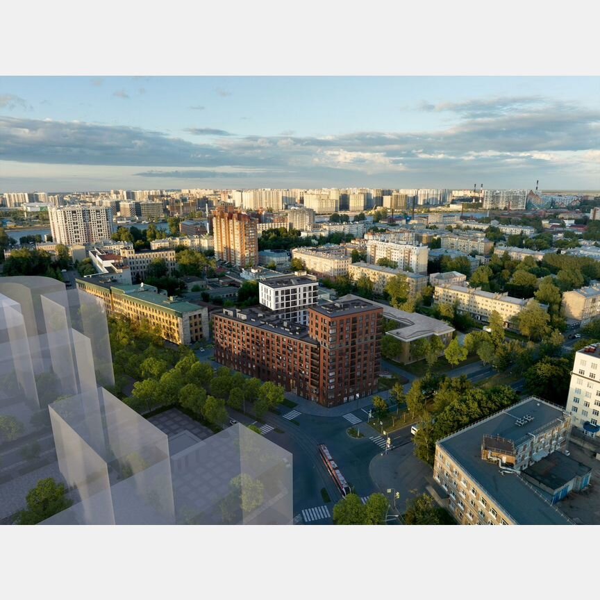2-к. квартира, 57 м², 12/12 эт.