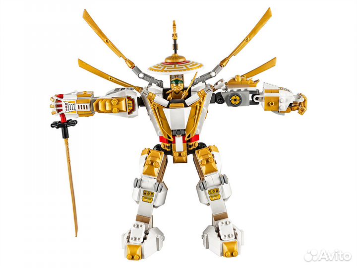 Конструктор Золотой робот (Аналог Лего 71702)