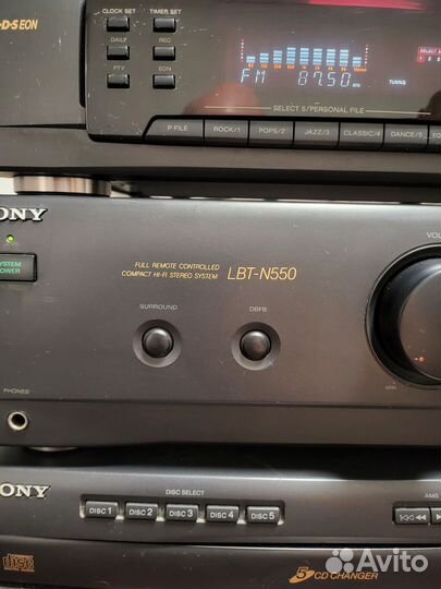 Музыкальный центр sony LBT-N550