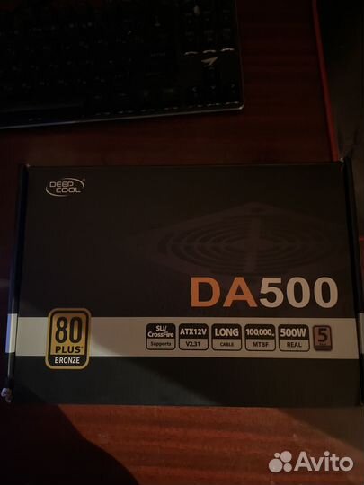 Блок питания deepcool 500w 80 plus bronze