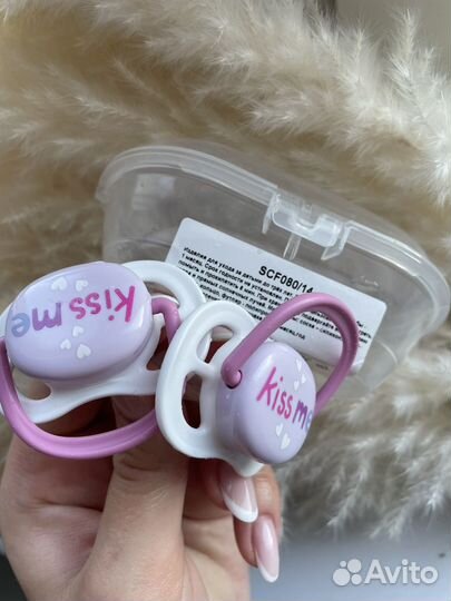 Соска пустышка avent 0 6