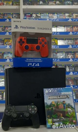 Sony playstation 4 slim Minecraft 2 Dualshock