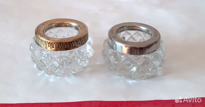 Солонка хрустальная СССР