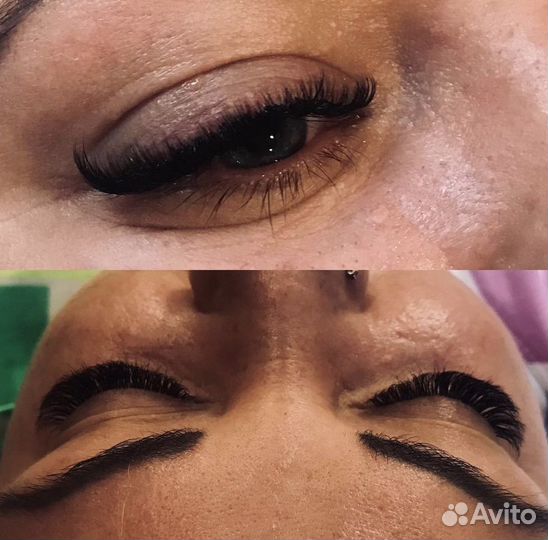 Наращивание ресниц на дому