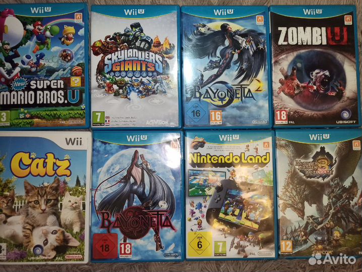 Nintendo Wii U Premium Pack 32GB + игры + аксессуа