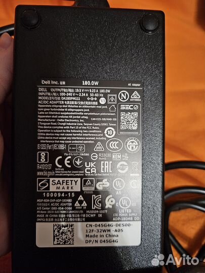 Док-станция Dell WD19TBS с блоком питания