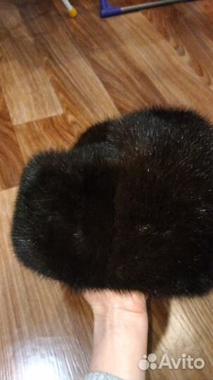 Продам норковую шапку ушанку