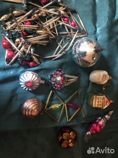 Елка, дед мороз,игрушки СССР