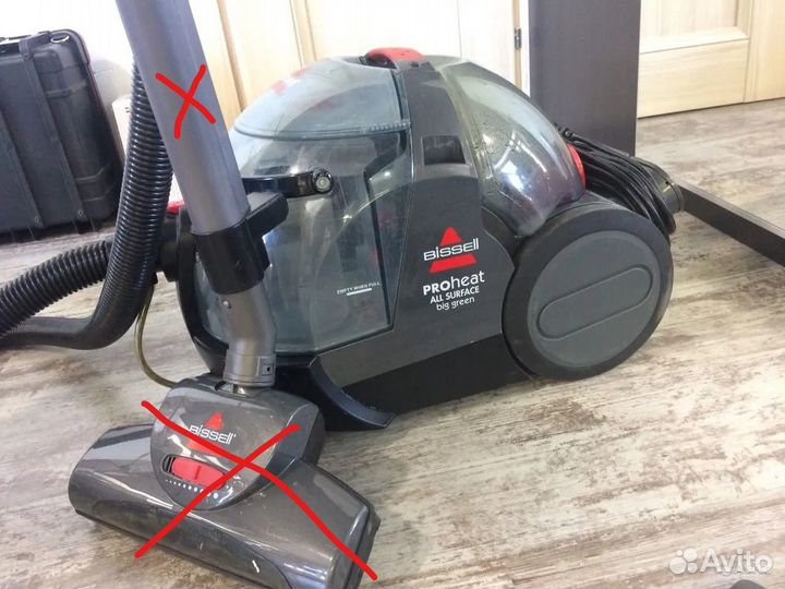 Моющий пылесос Bissell pro heat Big Green