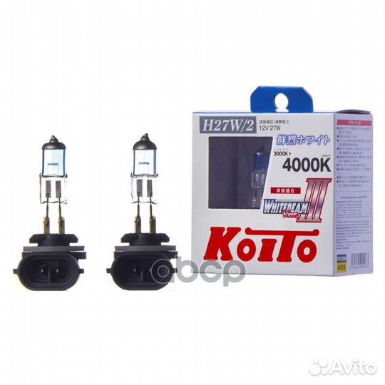 Лампа галогенная H27W/2 12V 27W 