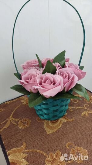 Букет цветов из мыла