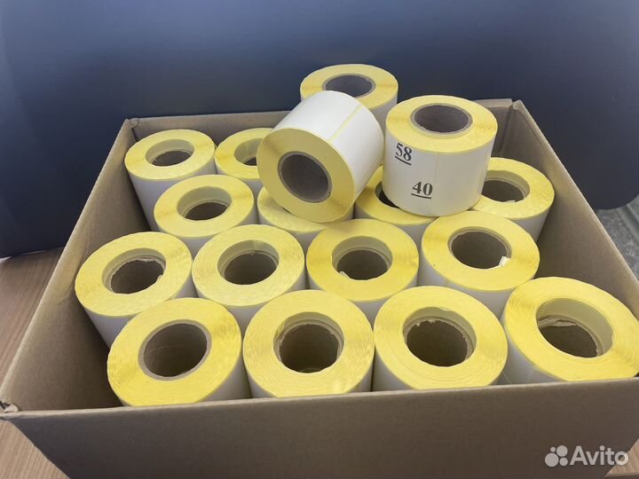 Термоэтикетки 58*40 в розницу и оптом