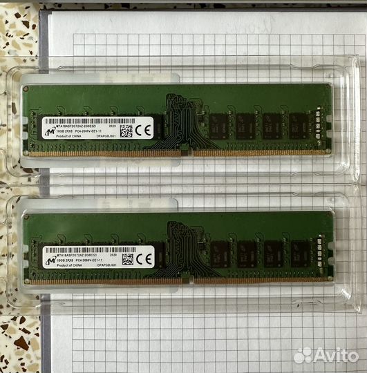 Оперативная память Micron 16 gb DDR4