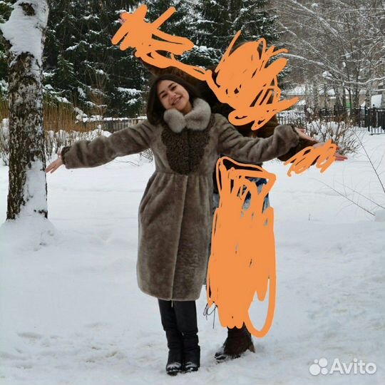 Шуба мутоновая