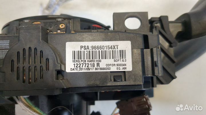 Переключатель поворотов и дворников Peugeot 807, 2008