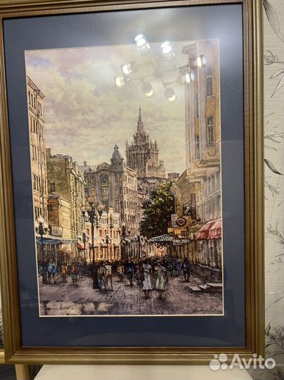 Картина акварель