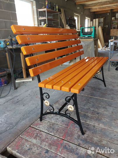 Боковина для скамеек с дополнительными узорами