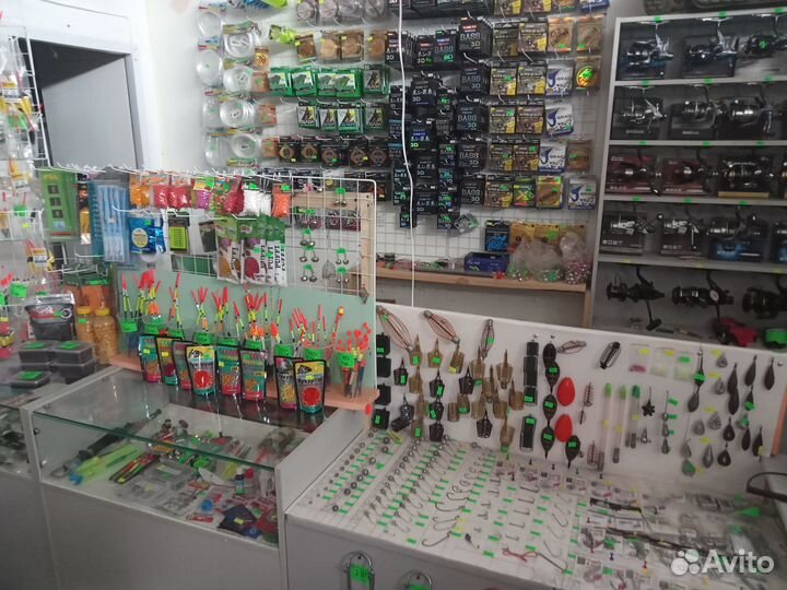 Магазин рыболовных товаров, доход 100к