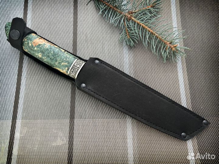 Японский нож большой сталь Х12мф