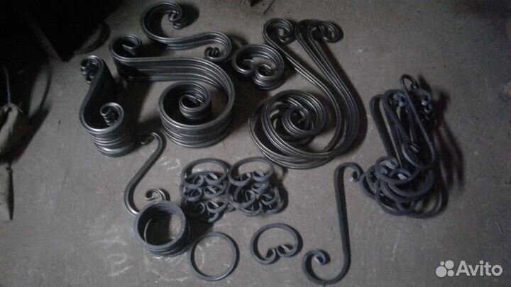 Элементы ковки для ворот, сварочные работы