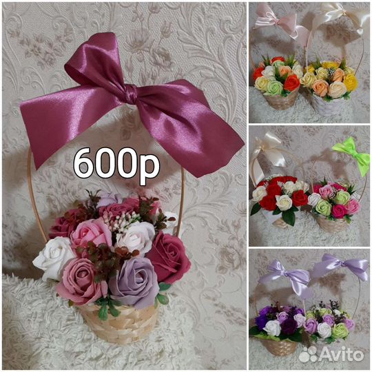 Букет из мыльных роз, подарок