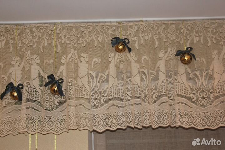 Кружевная штора