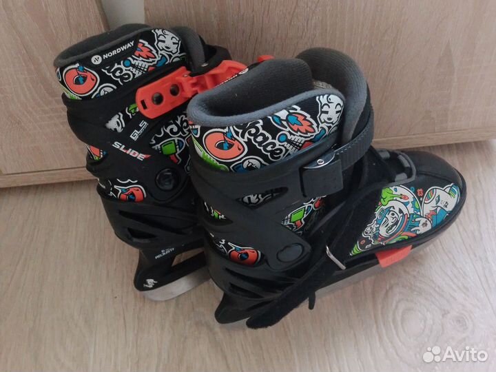 Коньки детские раздвижные 26-31