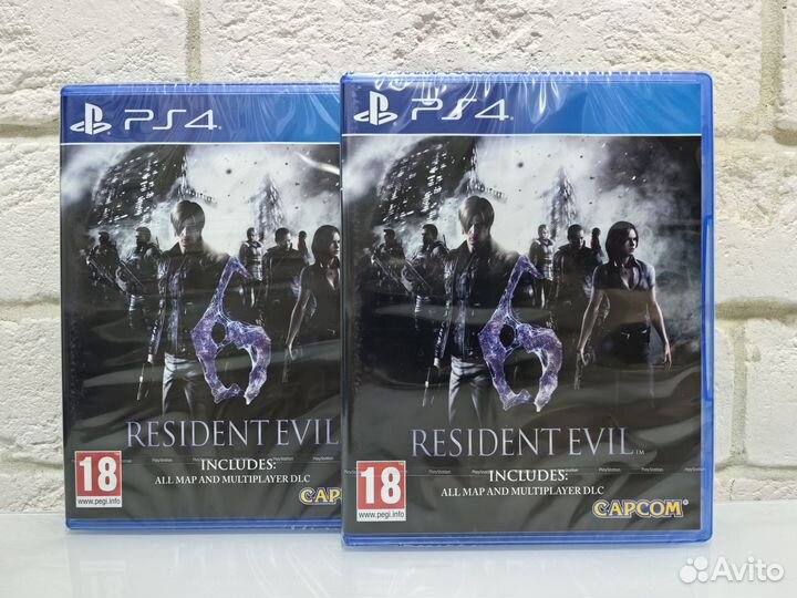 Resident Evil 6 PS4 новый диск