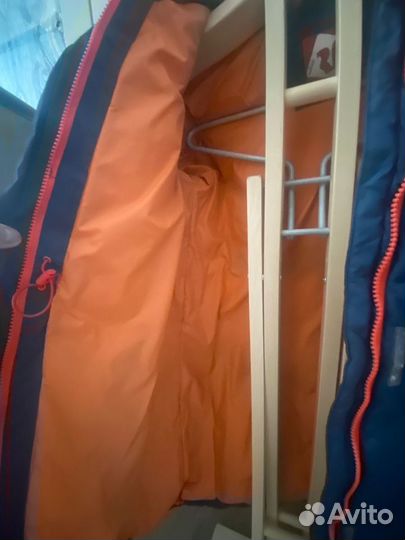 Пальто пуховое детское зимнее